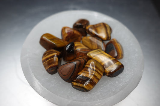 Tigers Eye Tumble Stone