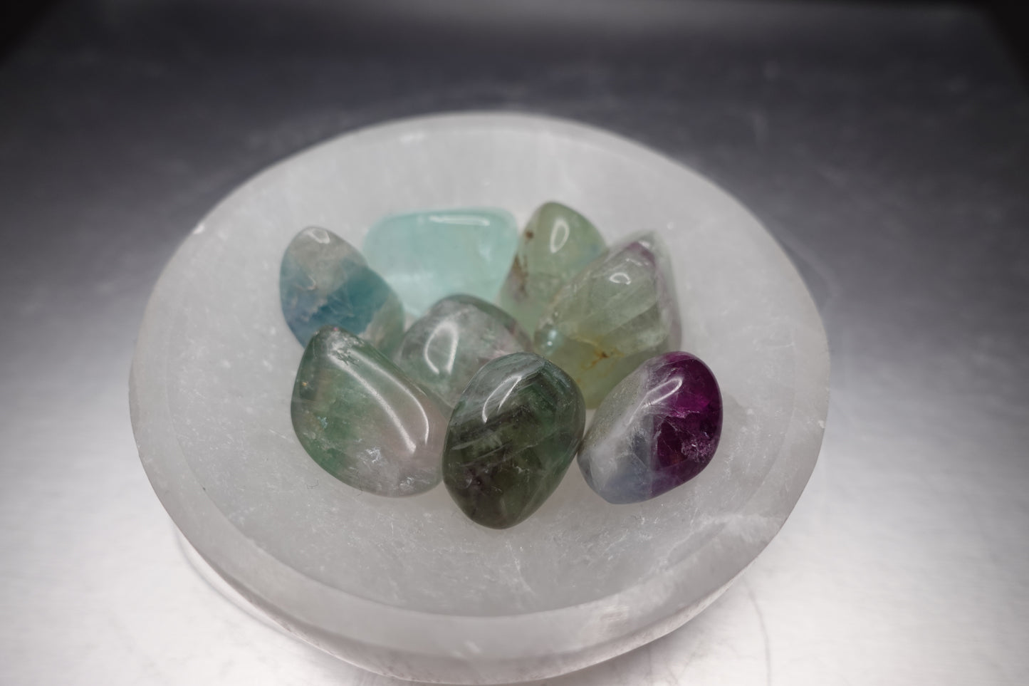 Rainbow Fluorite Tumble Stone