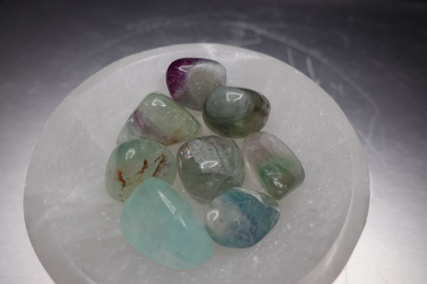 Rainbow Fluorite Tumble Stone