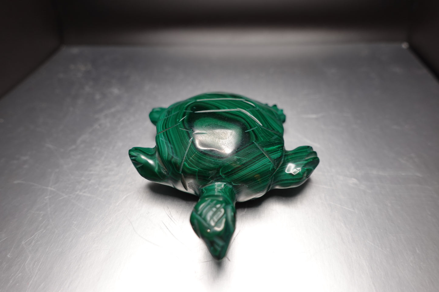 Malachite Turtle Statue